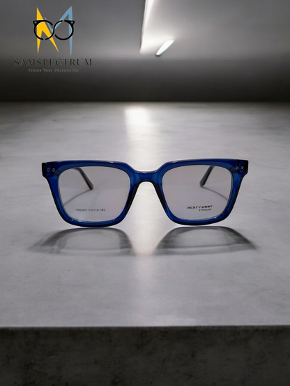 Blue Crystal-Eye Glasses-Frame for men and women