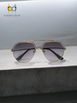 Cartier-Golden frame-Luxury-Double Bridge Sunglasses